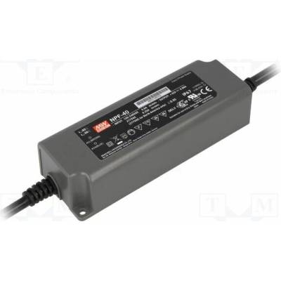 MEAN WELL NPF-40-36 Napájecí zdroj: spínaný; LED; 40,32W; 36VDC; 1,12A; 90÷305VAC; IP67