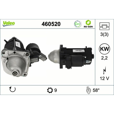 Startér VALEO 460520