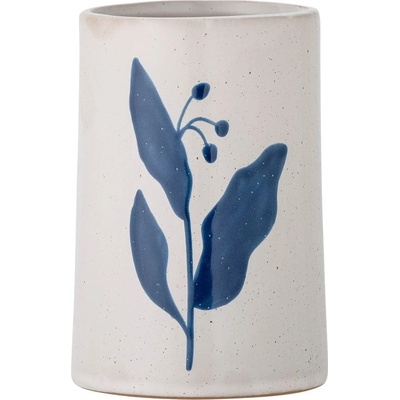 Bloomingville Aurora kelímek na zubní kartáčky modrá/bílá – Zboží Dáma