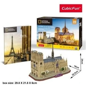 Lisciani National Geographic Notre Dame Paris 3D puzzle