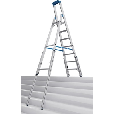 KRAUSE Едностранна телескопична стълба с четири релсови удължители Krause, 1x7 (07134950) (07134950)