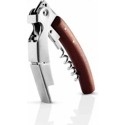 Eva Solo Liquid Lounge vývrtka 15 cm hnědá – designová vývrtka na víno z nerezové oceli 822019