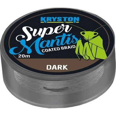 Kryston Šňůra Potahovaná Super Mantis Dark 20m 25lb