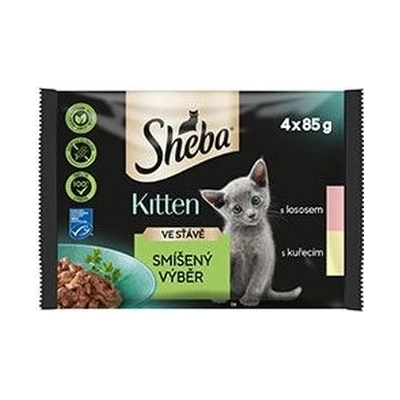 Sheba Junior Mix výběr 4 x 85 g