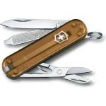 Victorinox Швейцарски джобен нож Victorinox Classic SD Transparent Chocolate Fudge (0.6223.T55G)