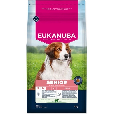 Eukanuba Senior Small and Medium jahňacie 3 kg