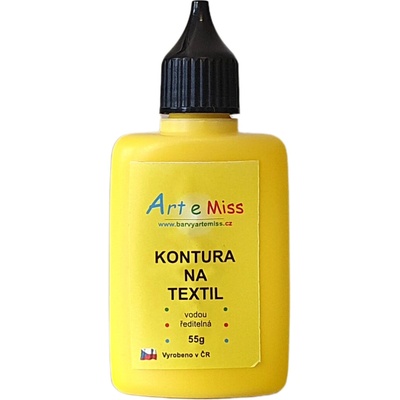 Artemiss Napeňovacia 3D farba na textil 62 žltá