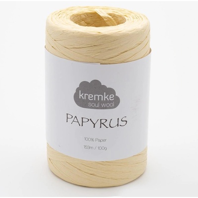 kremke soul wool Papírová příze Papyrus Cremeweiss