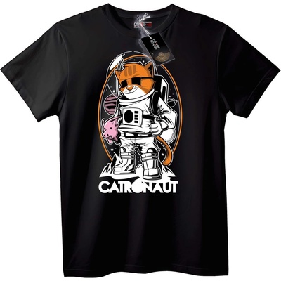 NOONEBRAND Тениска Космокот - L, Black