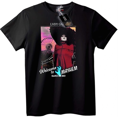 NOONEBRAND Танцова тениска Lady Gaga Mayhem - M, Black