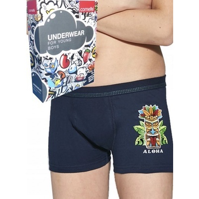Chlapčenské boxerky Aloha modrá