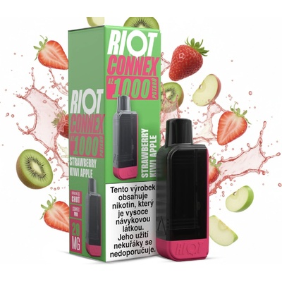 RIOT Connex 1000 Strawberry Kiwi Apple 10 mg