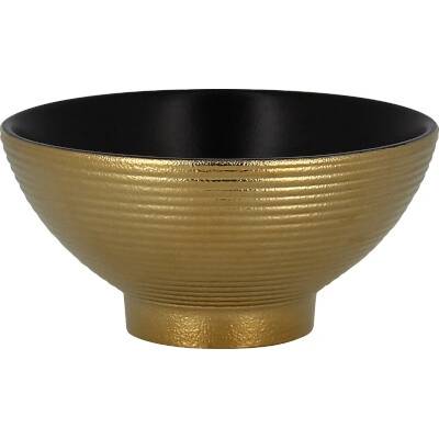 RAK Metalfusion miska vroubkovaná zlatá 12 cm