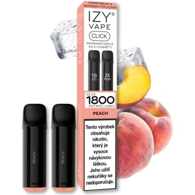Izy Vape Izy Click Peach Broskev 2x2ml