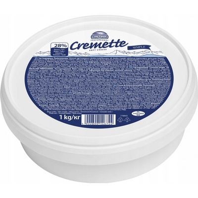 Hochland Cremette Simple Tvarohový syr. Pasterizovaný 1000 g