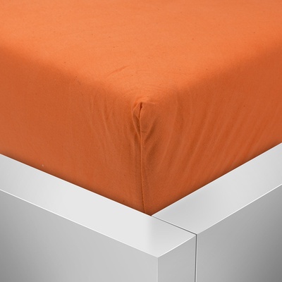 Top prostěradla.cz Jersey prostěradlo Premium Oranžové 220x200