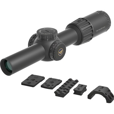 Vector Optics VO LPVO TAURON 1-6x24 G2 FFP s X-ACCU montážou Čierna