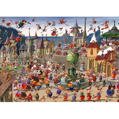 Grafika - Puzzle Ruyer: The Witches' Meeting - 1 500 piese