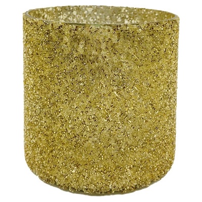 Prodex Kalíšek na svíčku zlatý střední 10 x 10 cm Prodex X68100760