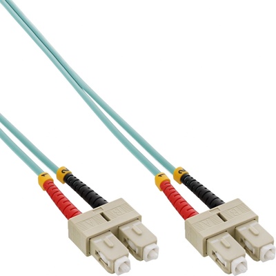 InLine 21.42.8869 Optický patch, SC-SC 50/125 (multi mode), duplex, OM3, 30m
