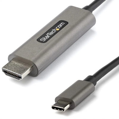 StarTech StarTech. com CDP2HDMM5MH адаптер за видео кабел 5 м HDMI тип A (стандартен) UBS тип C Черен, Сребърен (CDP2HDMM5MH)