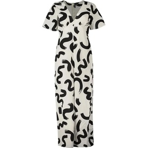 VERO MODA Гащеризон Vero moda Lucia short sleeve jumpsuit - White (Snow White / Aop Lucia)