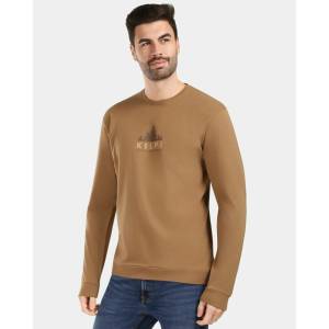 Kilpi Мъжка памучна тениска с дълъг ръкав Kilpi BASE-M Кафява Kilpi | Kafyav | МЪЖЕ | 3XL