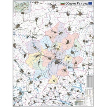 Mapmedia Карта на община Разград
