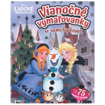 Vianočné vymaľovanky a samolepky Ľadové kráľovstvo