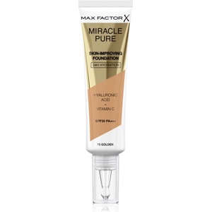 MAX Factor Miracle Pure Skin дълготраен фон дьо тен SPF 30 цвят 75 Golden 30ml