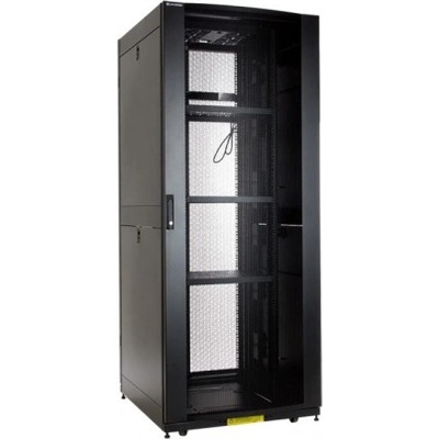 Linkbasic Сървърен шкаф с перфорирани врати 800x1000 мм, NCF Серия, Черен (NCF42-810-KLA-C)
