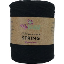 ReTwisst Macrame String 3 mm 02 černá