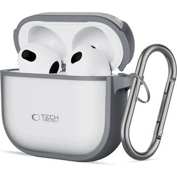 Tech-Protect Тънък калъф Tech-Protect за AirPods 4 - сив (5906302370269)
