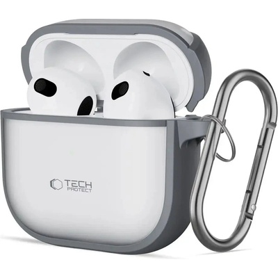 Tech-Protect Тънък калъф Tech-Protect за AirPods 4 - сив (5906302370269)