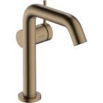 Hansgrohe Tecturis S - Смесител за мивка с изпразнител Push-Open, CoolStart, EcoSmart, четкан бронз 73340140 (73340140)