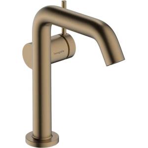 Hansgrohe Tecturis S - Смесител за мивка с изпразнител Push-Open, CoolStart, EcoSmart, четкан бронз 73340140 (73340140)