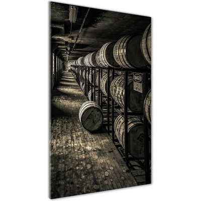 Vertikálny fotoobraz na skle Beck bourbonu 50x100 cm
