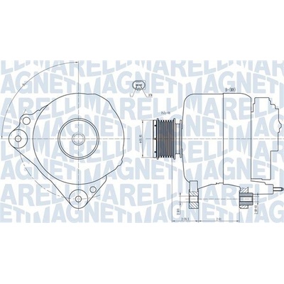 Generátor MAGNETI MARELLI 063731810010