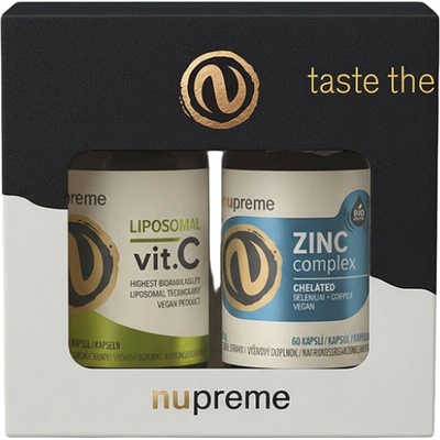 Nupreme Liposomal vit.C kapslí.30+Zinc complex 60 kapslí