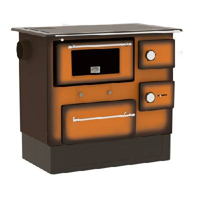 ALFA PLAM ALFA PLAM, sporák REGULAR 46 ECO, teplovzdušný 8 kW, levý, melír