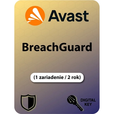 Avast BreachGuard 1 lic. 24 mes.
