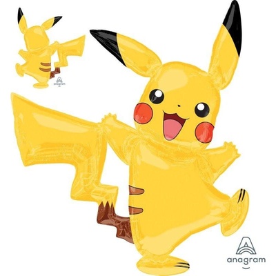 Amscan fóliový balónek Pikachu chlapci 78 x 62 cm žlutý