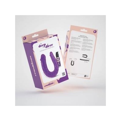 Boss of Toys Crushious Deep Diver Intimate System with Double-Ended Model & Anal Lubricant 50ml Purple