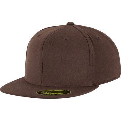 Flexfit 6210 6 panelová Premium 210 Fitted hnedá