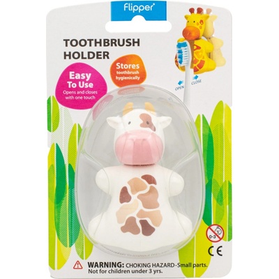 Flipper Kravička antibakteriální kryt na zubní kartáček bílý 1 ks