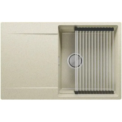 Твоят Стил Бежова кухненска Мивка от гранит Сан Франциско Level 780 x 500 mm