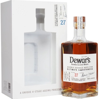 Dewar's double double 27y 46% 0,5 l (holá láhev)