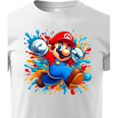 Dětské tričko Super Mario 3 BíláCanvas Dětské tričko Bezvatriko.cz 3218