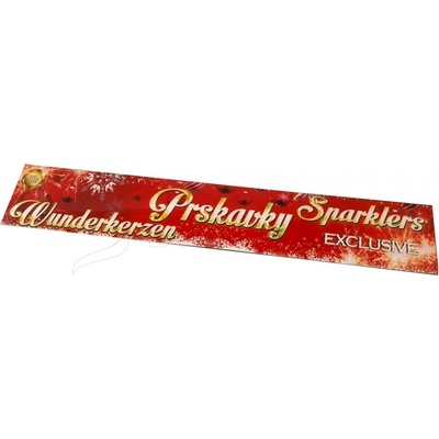 Prskavky Zlaté Vianočné 28 cm 10 ks