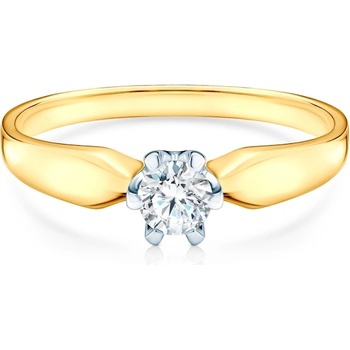 SAVICKI Годежен пръстен Triumph of Love: двуцветно злато, диамант